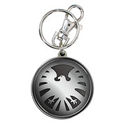 Avengers SHIELD Eagle Logo Pewter Key Chain